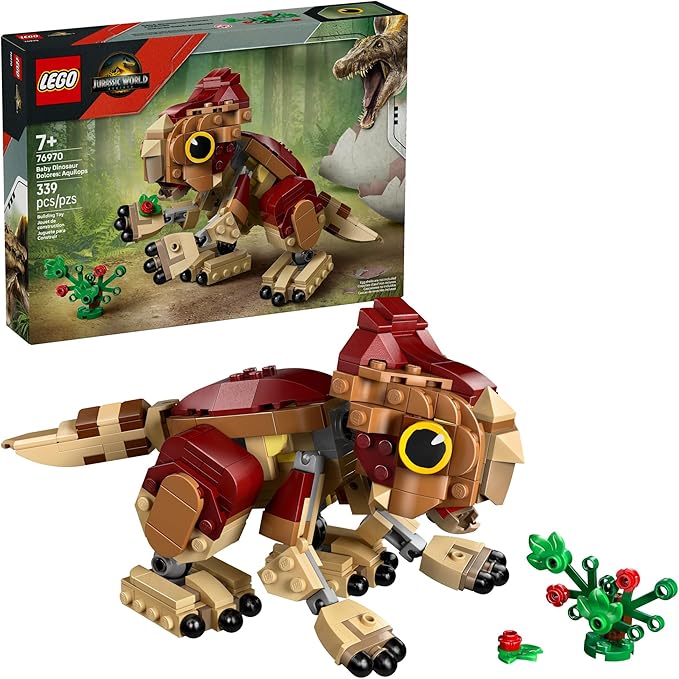 LEGO Jurassic World Baby Dinosaur Dolores: Aquilops Kids Toy - Educational and Learning Toy for Girls &amp Boys Ages 7+ - Pretend Play Gift Idea for Birthdays - 76970