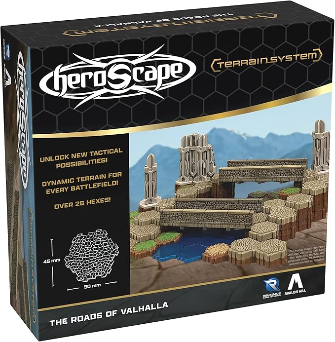 Renegade Game Studios Heroscape Roads of Valhalla Terrain Expansion Add-on for Board Game