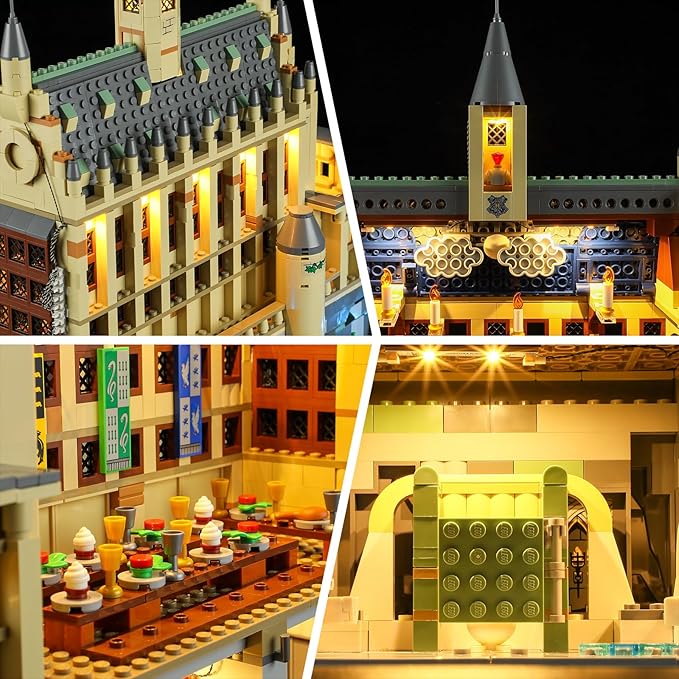BRIKSMAX Led Light Kit for Lego-76435 Hogwarts Castle The Great Hall - Compatible with Lego Harry Potter Building Set- Not Include Lego Set