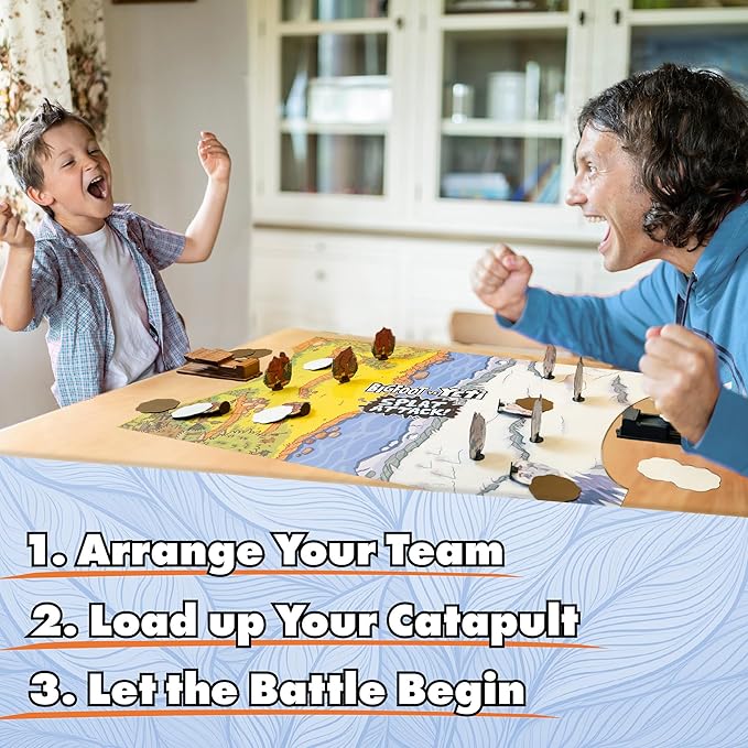 Bigfoot vs. Yeti: Splat Attack Funny Cryptid Showdown Catapult Launching Game for Kids &amp Family Fun 2 Players Ages 6+