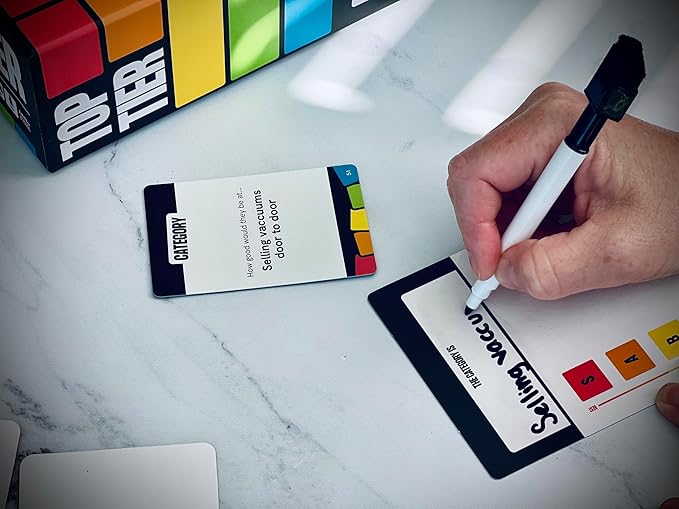 Indie Boards &amp Cards Top Tier - Hilarious Party Game of Creative Rankings and Fun Challenges