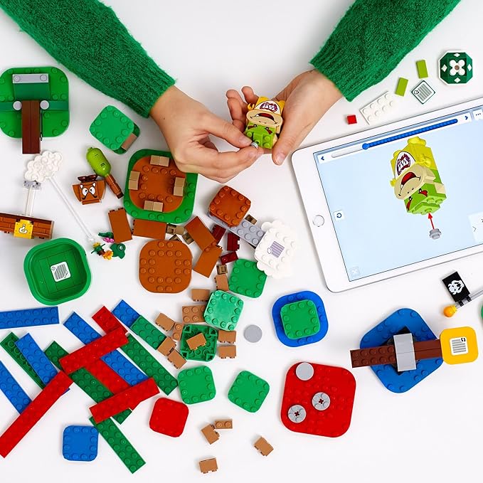 LEGO Super Mario Adventures with Mario Starter Course Set Buildable Toy Game Birthday Gift for Super Mario Bros. Fans and Kids Ages 6 and Up with Interactive Mario Figure and Bowser Jr. 71360