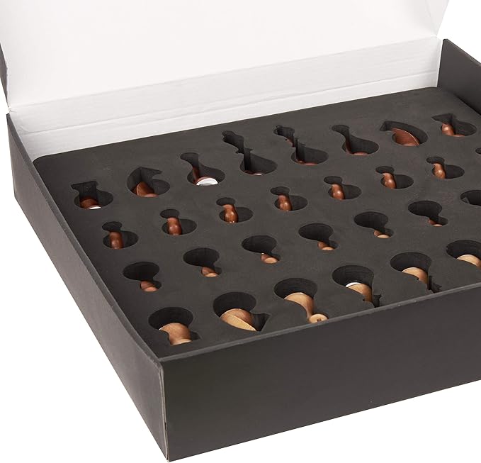 Umbra Wobble Chess Set Walnut