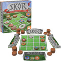 MindWare Skor: A Stacking Strategy Board Game for Kids Ages 6 &amp Up - Family-Friendly Color-Matching Shield-Collecting Games for Families &amp Classrooms - 2 to 4 Players 30-Min Playtime