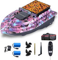 Bait Boat for FishingRC Bait Boat with 2.4GHz Remote Control 546yd Range Carries 4.4 lbs Bait Dual Brushless Motors &amp 3-Propeller System 4H Extended Runtime ABS Armor Low Battery Alarm