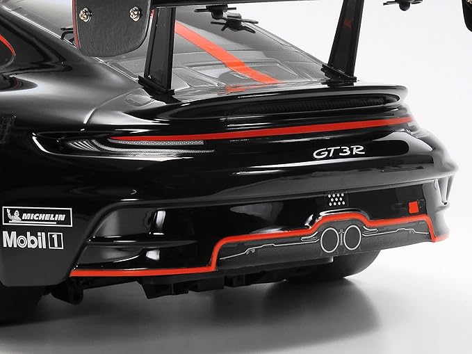 Tamiya 47512 1:10 RC Porsche 911 GT3R (992) Varnished TT-02 - Remote Controlled Car Vehicle Model Making Assembly Hobby RC Building Kit