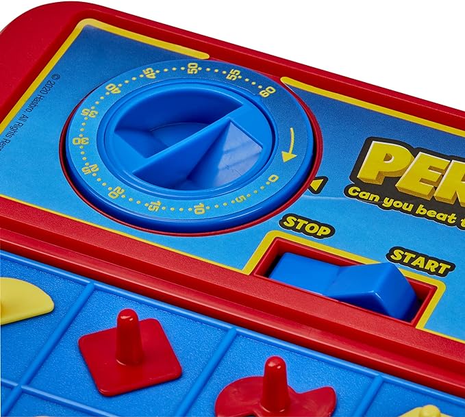 Hasbro Gaming Perfection Plus 2-Player Duel Mode Popping Shapes and Pieces Ages 5 and Up Easter Gifts for Kids (Amazon Exclusive)