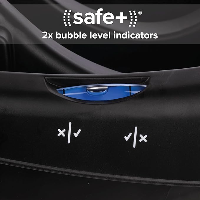 Diono LiteClik30 R and RX SafePlus Base Stay-in-Car Base for Second Vehicle Compatible with LiteClik30 R and RX SafePlus Car Seats Features Steel Anti-Rebound Bar (Black)