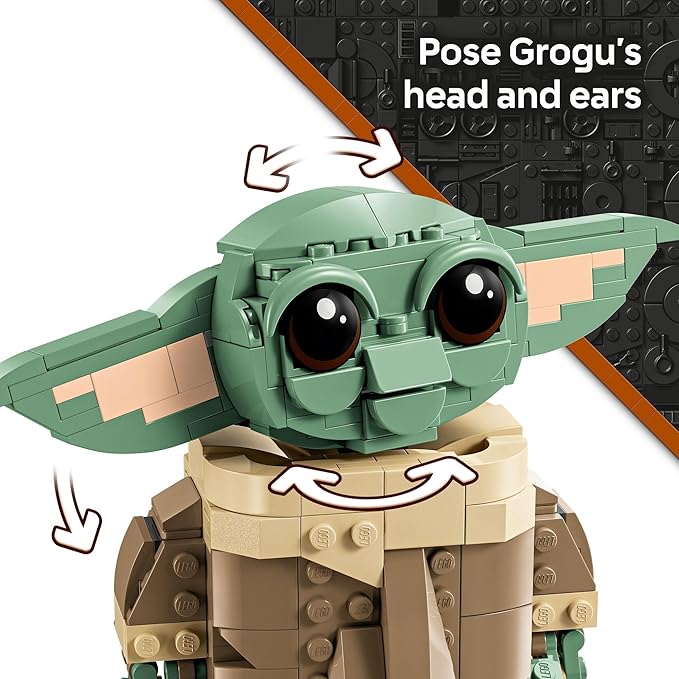 LEGO Star Wars Grogu with Hover Pram Building Toy Set - Star Wars Toy for Kids Boys &amp Girls Ages 10+ - Gift Idea for Birthday - 75403