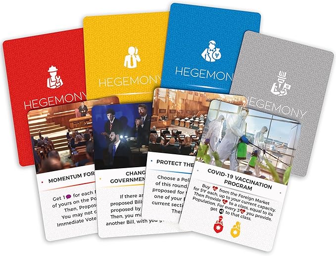Hegemony: Crisis &amp Control Expansion - Add New Automas &amp Modules Solo Play Unique Asymmetric Card Driven Game Board Game Ages 14+ 1-4 Players
