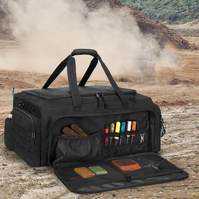 RC Car Bag for 1/8 and 1/10 Car RC Carry Case Compatible with Traxxas 1/8 Car Multi-Pockets to Store Tools and Other Accessories Adjustable Shoulder Strap for Easy Carrying (Patent Design)