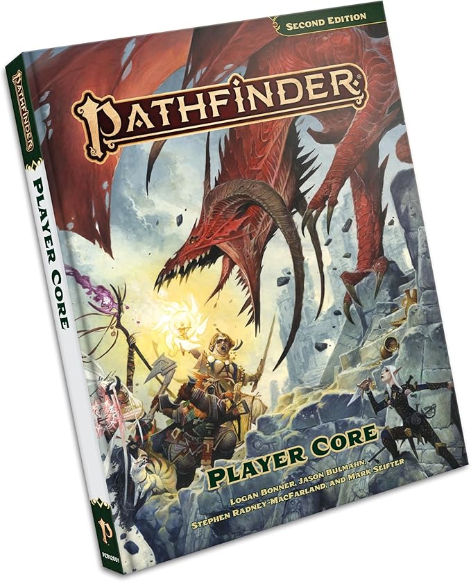 Pathfinder Remastered Second Edition Player GM and Monster Cores and Two Treasure Chest Buttons