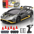 Lamborghini Remote Control Car 1:18 Scale Officially Licensed Lamboghini Toy Car Cool RC Cars Toys for 4 5 6 7 8 9 10 11 12 Year Old Boys Kids Adults Gifts 15km/h Fast RC Drift Car (Grey)