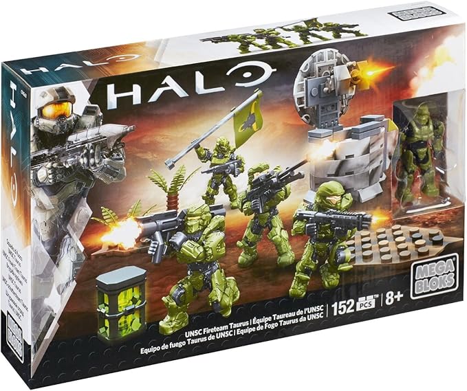 Mega Bloks Halo UNSC Fireteam Taurus Playset for 96 months to 180 months 100 pcs