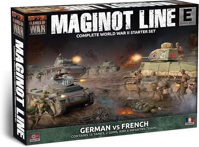Flames of War - Maginot Line - German vs French Starter Set (Plastic)