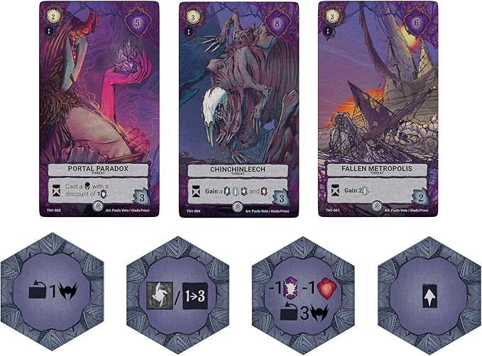 Etherstone Card Game - Evolving Strategy Game with Factions Dice Drafting and Unique Leaders Fun for Kids &amp Adults Ages 14+ 2-4 Players 40-80 Minute Playtime Made by Thundergryph Games