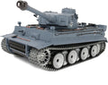 1/16 2.4ghz Remote Control German Tiger I Gray Color Tank Adults Model Toy(Upgraded/Metal Road Wheel &amp Tracks &amp Sprocket Wheel &amp Idle Wheel)(Steel Gear Gearbox)(5000mah Nimh Battery)(Airso
