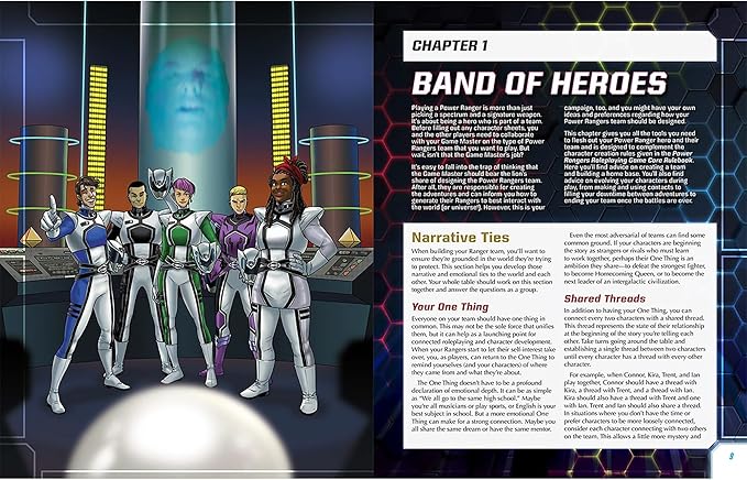 Renegade Game Studios Power Rangers Roleplaying Game Sourcebook: Beneath the Helmet New Dino Ranger Options Ages 14+