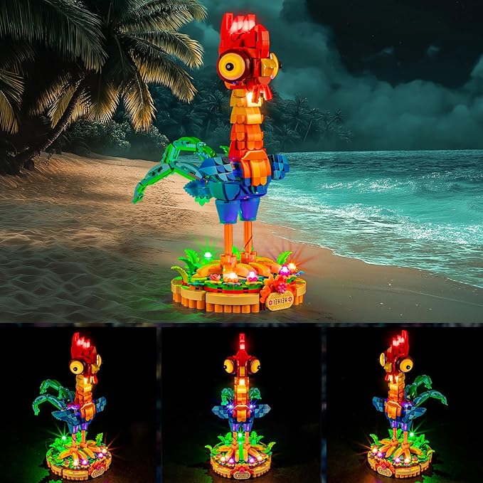 YEABRICKS LED Light for 43272 Disney Heihei Building Blocks Model (Building Set NOT Included)