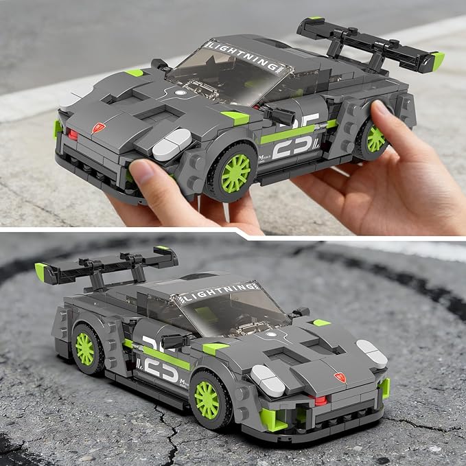Mould King 27116 911 Speed Champion Technik Car Building Set Classic Racing Car Model Kits for Display Gift Ideas for Birthdays and Fans (435+PCS)