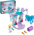 LEGO Disney Princess Elsa and The Nokk’s Ice Stable Building Toy 43209 Disney Frozen Toy with Buildable Toy Horse Figure and Mini Doll Starter Bricks for Kids Age 4+ Great Gift for Girls and Boys