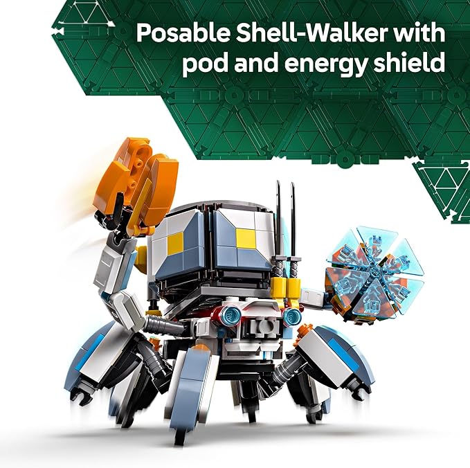 LEGO Horizon Adventures Aloy &amp Varl vs. Shell-Walker &amp Sawtooth Kids Toy - Building Toy for Boys &amp Girls Ages 9+ - Gaming Gift Idea for Horizon Fans - 77037
