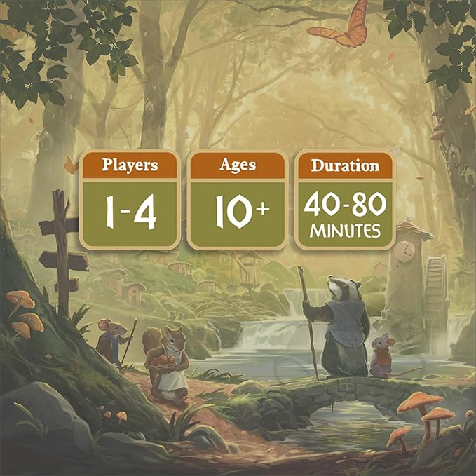 Everdell Collector’s Edition Board Game – Premium Strategy Worker Placement Game for Adults &amp Teens 1–4 Players Age 14+ Deluxe Fantasy Tabletop Game with Exclusive Content &amp Metal Tokens
