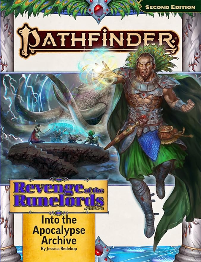 Pathfinder Adventure Path: Into The Apocalypse Archive - Revenge of The Runelords Finale Book 3 of 3 Mythic RPG