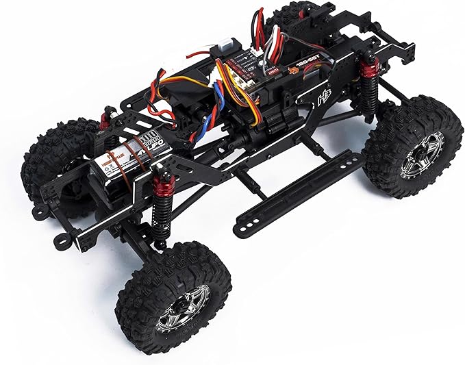 HOBBYPLUS CR18P EVO 2 Rock RC Crawler - 1/18 Scale Mini RC Crawler with Two-Speed Transmission All-Metal Gears Evolved EVO Platform Ready-to-Run Distinctive Styling Convoy Hugger Orange