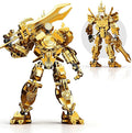 HIGH GODO Golden Clock Mech Robot Building Blocks Set Toilet Upgraded TV Figure Mech Model Building Kit Cool Creative Robots Toys Gift for Teens Adults 402 Pieces