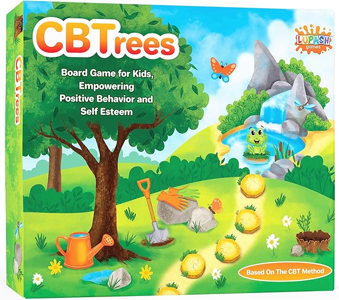 CBTrees Therapy Game for Kids Therapy Counseling Game Teaching About Ecology and Nature Social Skills Therapy Games for Counselors Mental Health Games Suitable for Autism ADHD and More