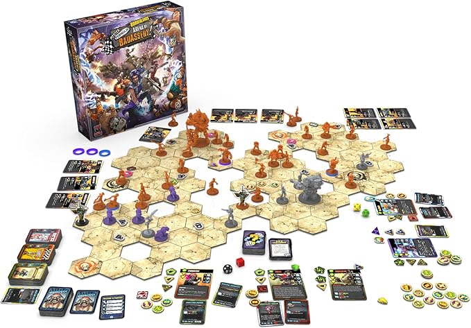 Borderlands Mister Torgue's Arena of Badassery Board Game | Cooperative Strategy Game | Fighting Game for Adults | 1-4 Players | Ages 14+ | Avg. Playtime 60-90 Mins | Made by Monster Fight Club