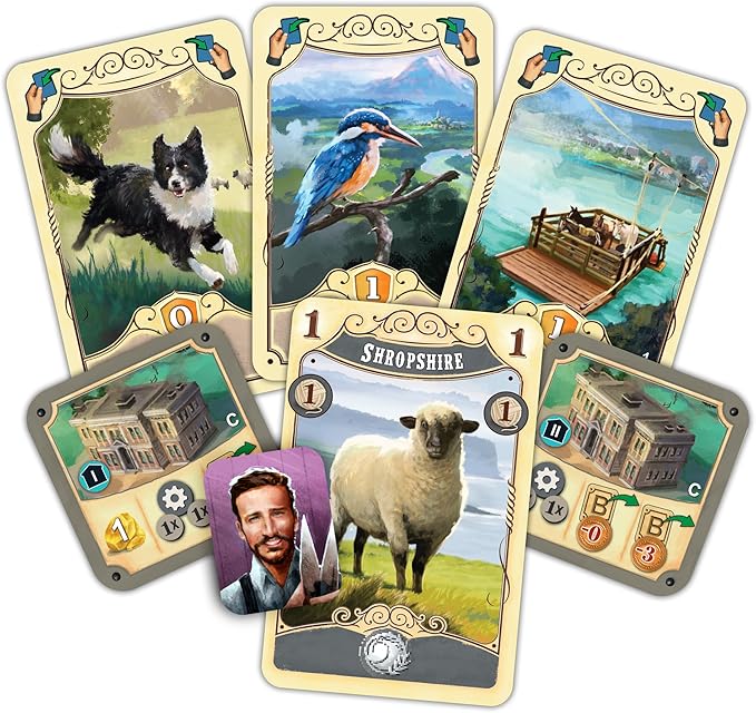 Great Western Trail 2nd Edition New Zealand Board Game - Embark on a Unique Cattle Ranching Adventure! Strategy Game for Kids &amp Adults Ages 12+ 1-4 Players 75-150 Min Playtime Made by Eggertspi