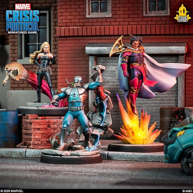 Asmodee Marvel: Crisis Protocol Avalanche Exodus &amp Lady Mastermind Character Pack - Tabletop Superhero Game Ages 14+ 2 Players 90 Minute Playtime