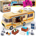 Camper for Break Bad Rv Building Set Creative Camper Van Building Blocks Merchandise DIY Technic Building Set Toy Building Bricks Kit for Ages 8-14(986 Pieces)