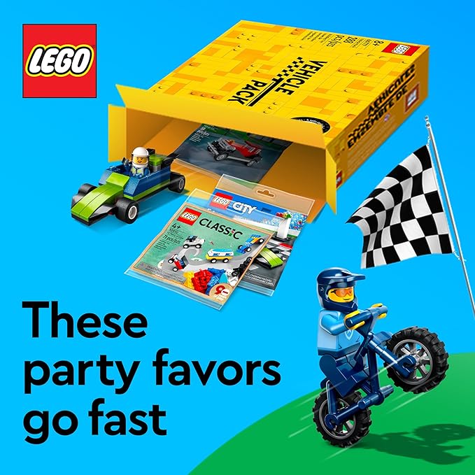 LEGO Creator Vehicle Pack 66777 Collectible Car Set with Buildable Car Toys Great Party Favors for Goodie Bags or Stocking Stuffers for Boys Girls and Kids Ages 8 and Up