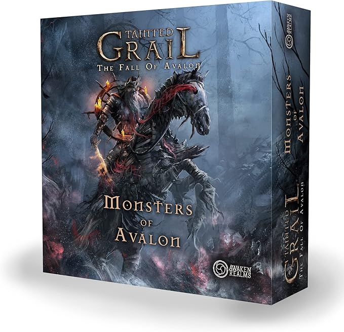 Tainted Grail The Fall of Avalon Monsters of Avalon MINIATURES UPGRADE - Enhance Your Gameplay with Detailed Miniatures! Ages 14+ 1-4 Players 2-3 Hour Playtime Made by Awaken Realms