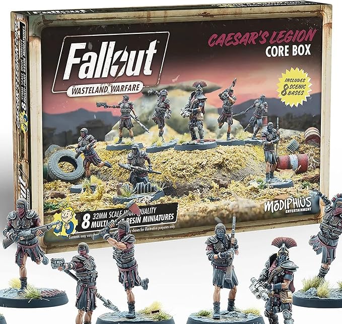 Fallout Wasteland Warfare: Caesar's Legion Core Box - 8 Figure Set RPG
