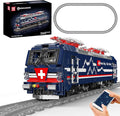 Mould King 12045 Train Model Kit 3072+ Pieces Vectron MS Electric Locomotive Building Set with Track APP/Remote Control City Train Construction Building Toys Collectible Gift for Adults and Teens