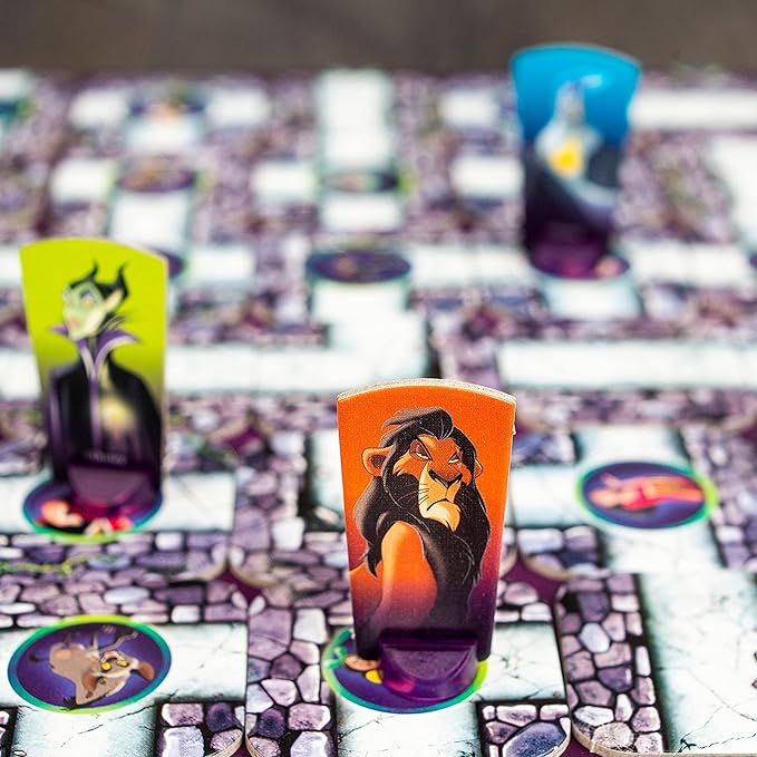 Ravensburger Disney Villains Labyrinth Board Game - Engaging Family Fun for Ages 7 and Up - Dynamic Maze Puzzle - Quality Design - Ideal Gift for Disney Fans