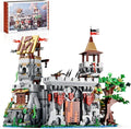 BNG Medieval Castle Building Set for Adult2 in 1 Knights Castle Building BlocksHouse Architecture Collection ToyHome Office Decor and Creative Gift for Teen 14+(2568PCS)