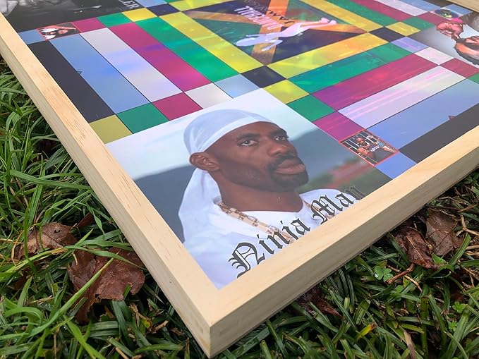 Jamaican Ludo Dancehall Again Edition (Ludi/Ludy/Loodi) | 24in x 24in Board Game | Family Game Night Activity | Fun Easy Multi-Player Entertainment | Ninjaman Bounty Vybz Kartel Gully God