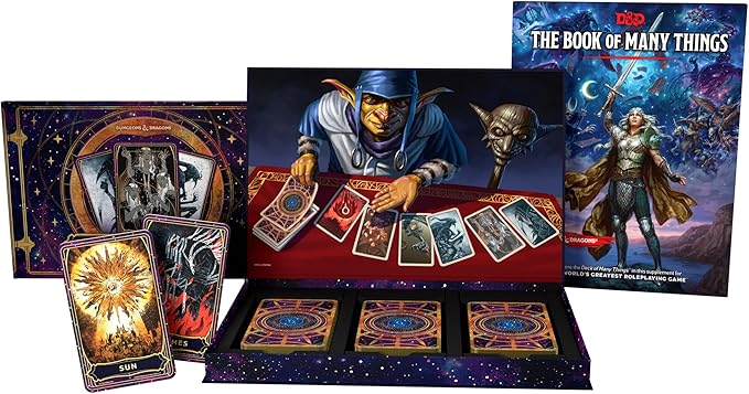 Dungeons &amp Dragons The Deck of Many Things - Includes The Book of Many Things