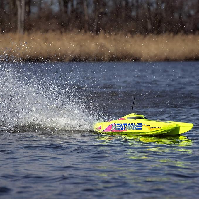 Pro Boat Blackjack 24 V2 Catamaran Brushless Heat Wave Visual RTR PRB08049T1