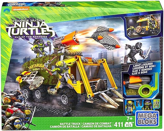 Mega Bloks Teenage Mutant Ninja Turtles Battle Truck Construction Set