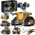 Gohero Robot Building Kit5 in 1 STEM Toys for Boys Toys Age 8-10 with Remote &amp App ControlRobotics Technic Kits with 16 LED ExpressionsChristmas &amp Birthday Gifts for Teen Boys &amp Grils (