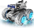 3-in-1 Remote Control Car RC Boat &amp Water Gun Amphibious Remote Control Car 4WD All-Terrain RC Cars Gesture Sensing Rc Stunt Car RC Trucks Toys Birthday Gifts for 8 9 10 11 12 Year Old Boys