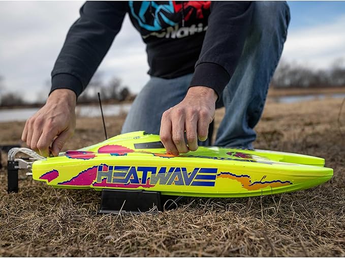 Pro Boat Blackjack 24 V2 Catamaran Brushless Heat Wave Visual RTR PRB08049T1