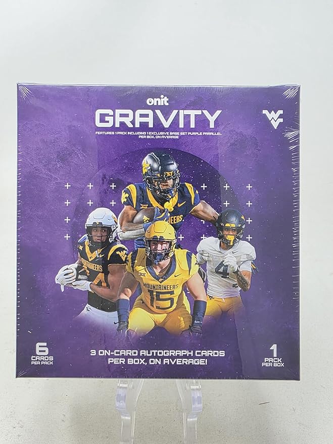 2025 Onit Gravity College Football Card Breaker Edition Box (West Virginia Mountaineers)