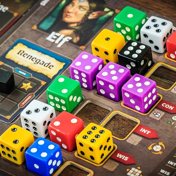Roll Player Board Game | Dice Game of Fantasy Character Creation | Competitive Strategy Drafting &amp Dice Placement | Adults &amp Family Game | 60-90 Minutes for 1-4 Players by Thunderworks Games